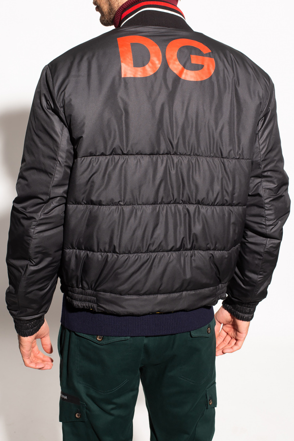 dolce gabbana printed cotton poplin maxi skirt Reversible jacket