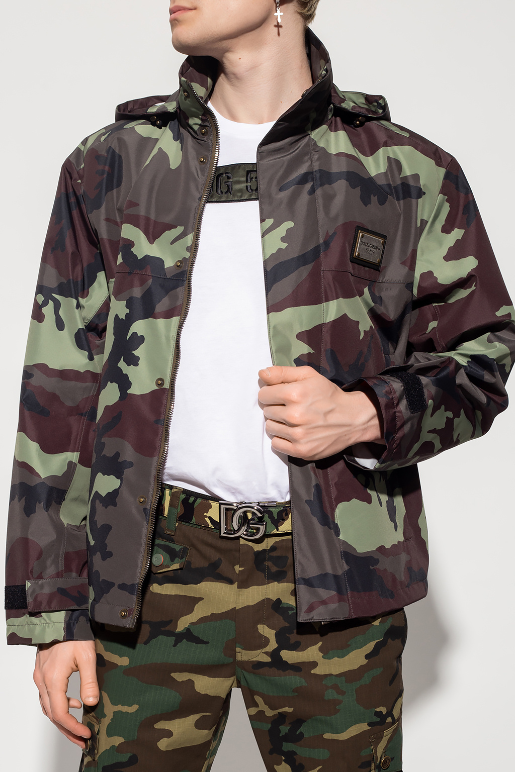 dolce and gabbana camo jacket