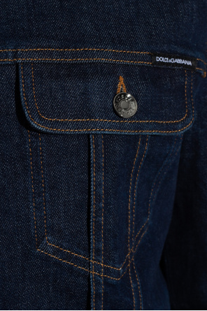 Dolce & Gabbana Kurtka jeansowa z logo