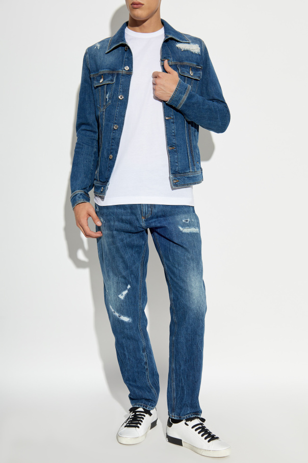 Dolce & Gabbana Denim jacket with vintage effect