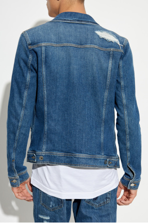 dolce derby & Gabbana Denim jacket with vintage effect