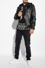 Dolce & Gabbana BLACK Hooded leather jacket