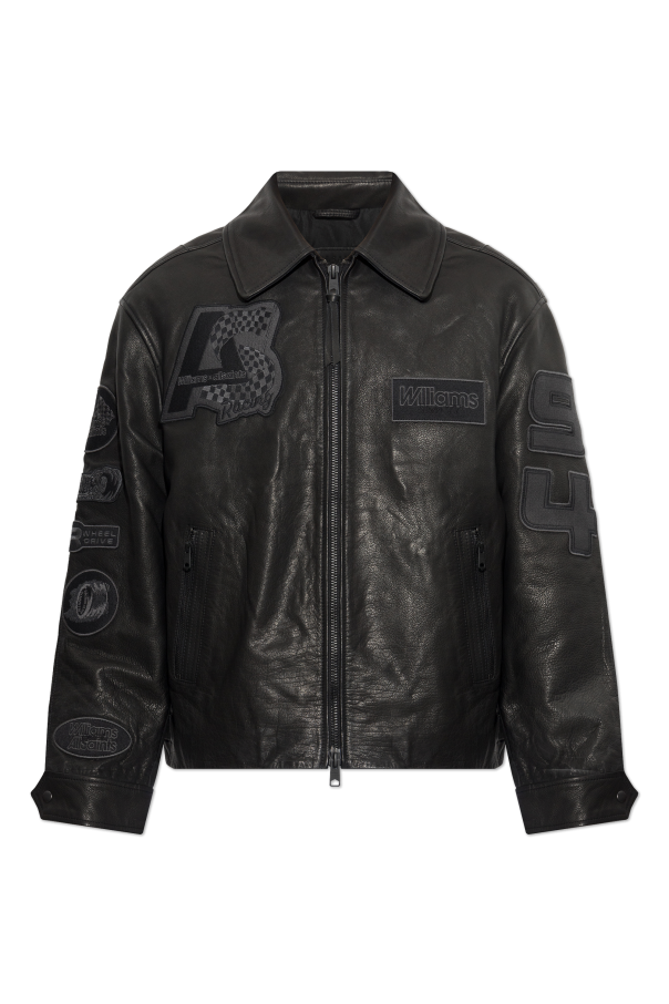 Leather jacket ‘Garrison’ od AllSaints