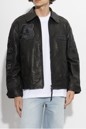 AllSaints Leather jacket ‘Garrison’