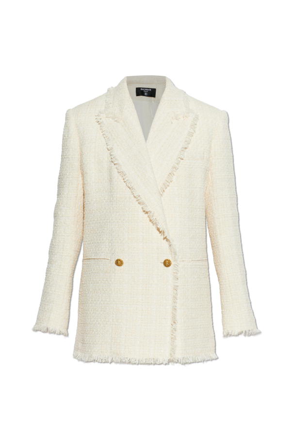 Tweed blazer with lurex thread od Balmain
