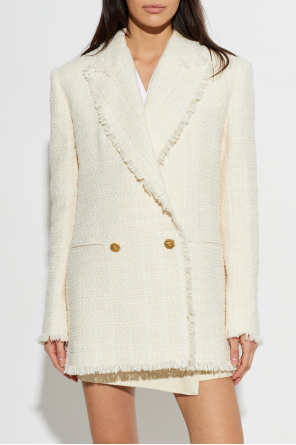 Balmain Americana tweed con hilo de lúrex