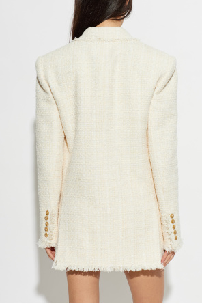 Balmain Americana tweed con hilo de lúrex