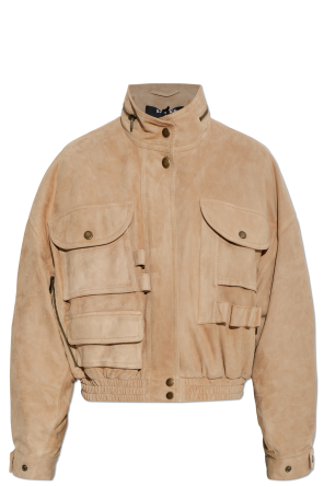 Suede jacket with pockets
