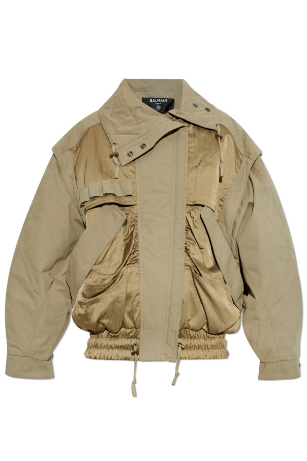 Jacket made of combined materials od Balmain