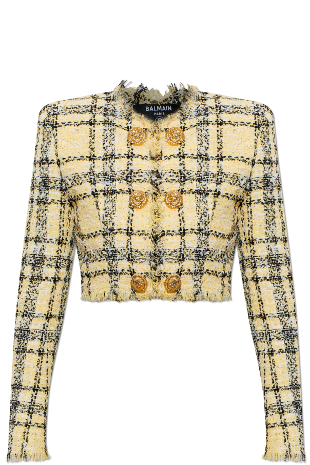 Tweed blazer od Balmain
