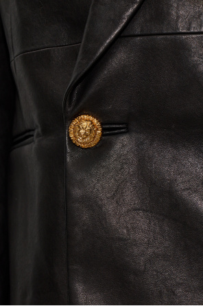 Balmain Leather blazer