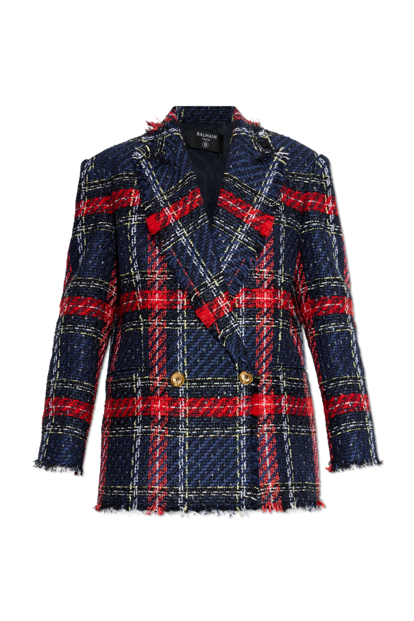 Tweed blazer with lurex thread od Balmain