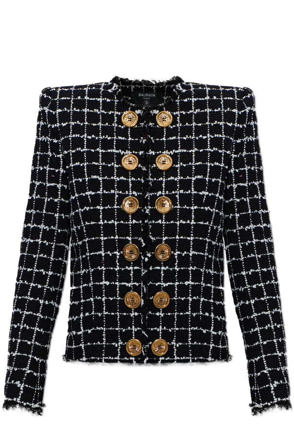 Tweed blazer od Balmain