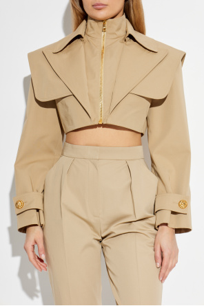 Balmain Krotka kurtka ze stójką