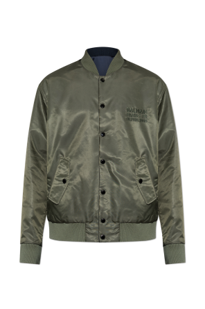 Reversible bomber jacket