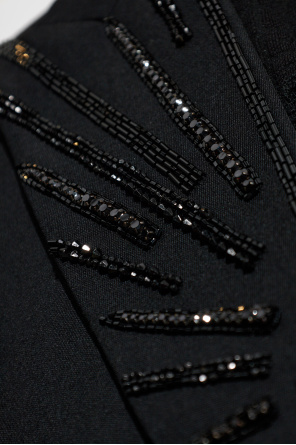Balmain Wool blazer with shimmering appliqués