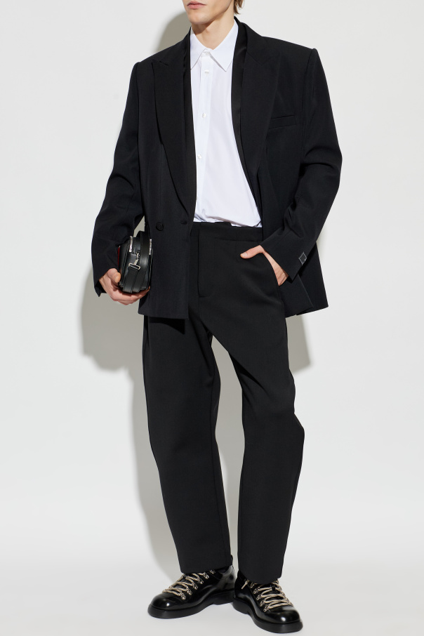 Balmain Wool blazer with double vent