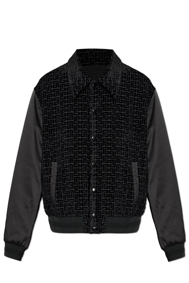 Jacket with velvet finish od Balmain