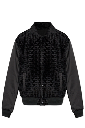 Jacket with velvet finish od Balmain