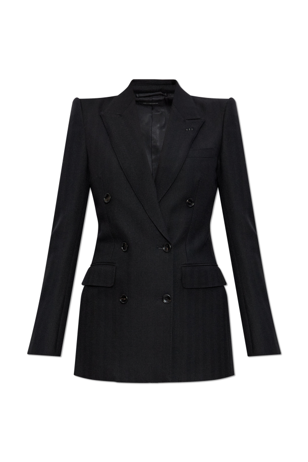 Blazer with herringbone pattern od Tom Ford