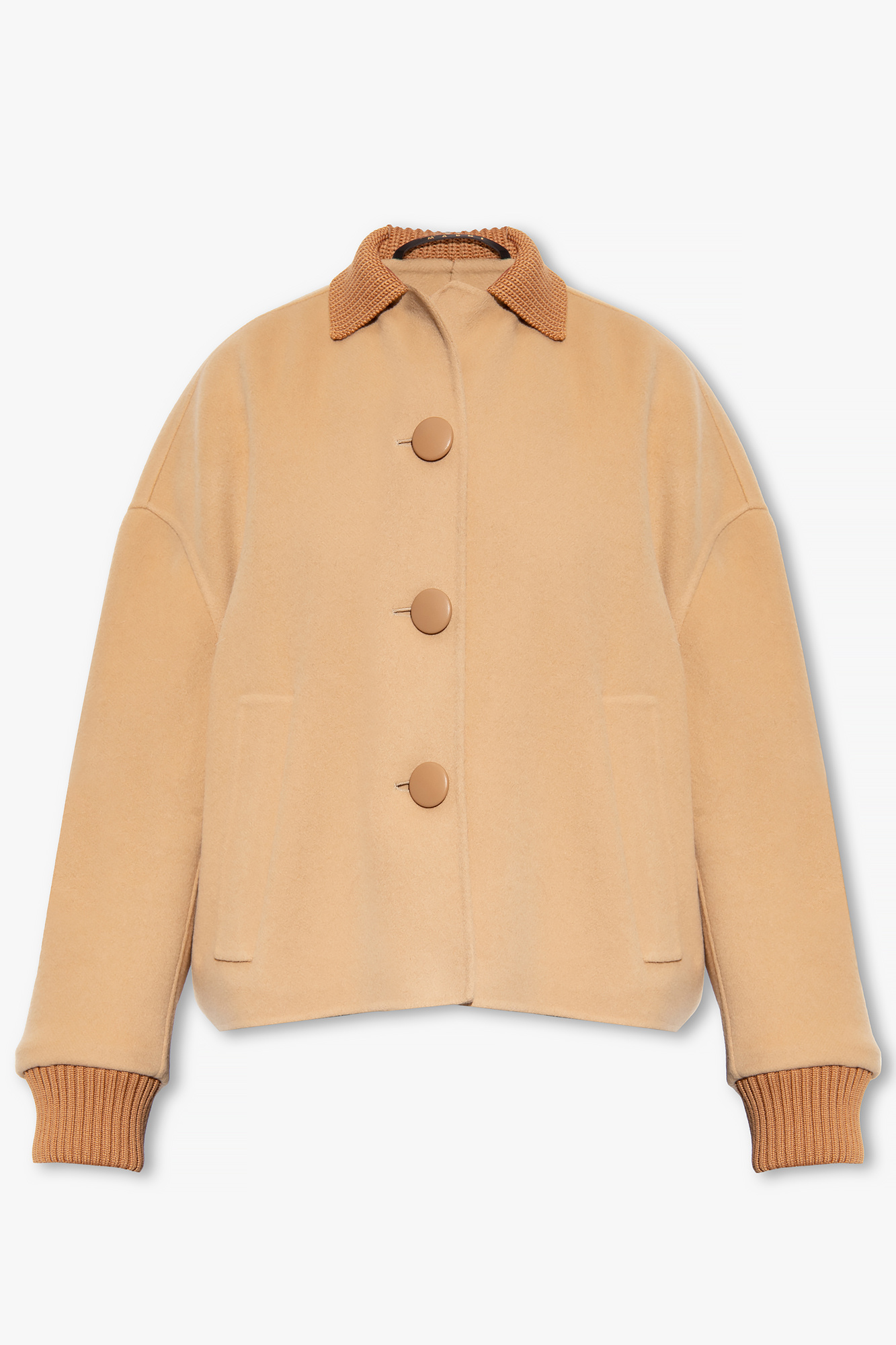 marni brown Wool jacket