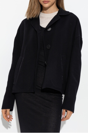 Marni Wool jacket with decorative stitching