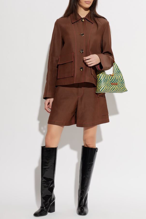 Marni Jacket with contrasting stitching