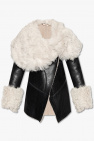 Marni Asymmetrical shearling jacket