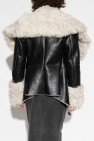 Marni Asymmetrical shearling jacket