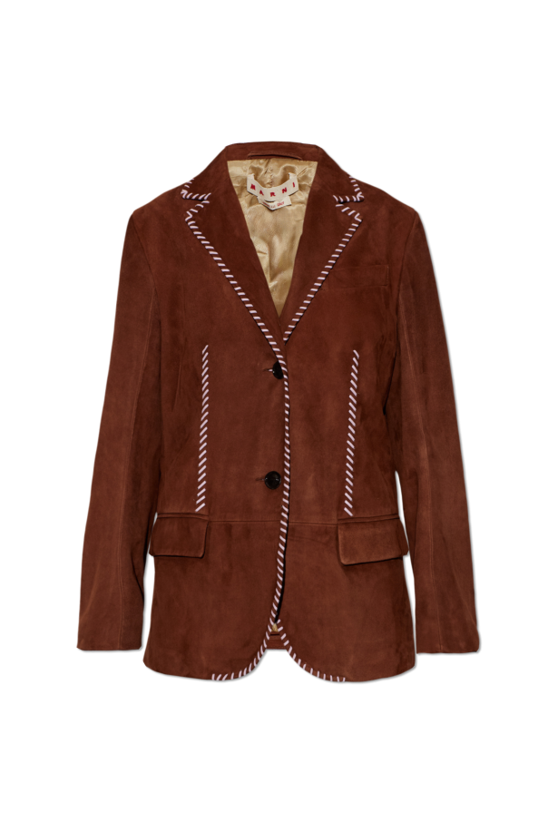 Leather blazer od Marni