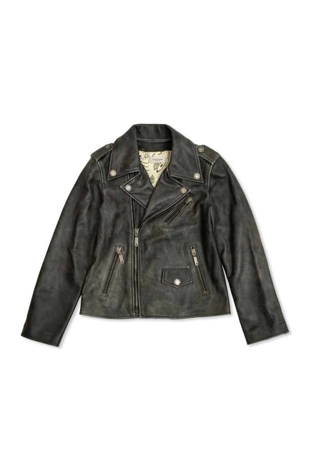 Leather jacket, zdjęcie 1 Leather jacket od Golden Goose Kids