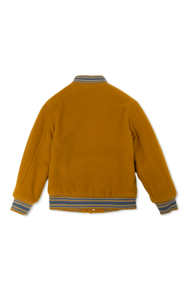 Golden Goose Kids Wool ‘bomber’ jacket
