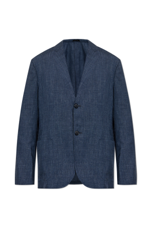Blazer with open lapels