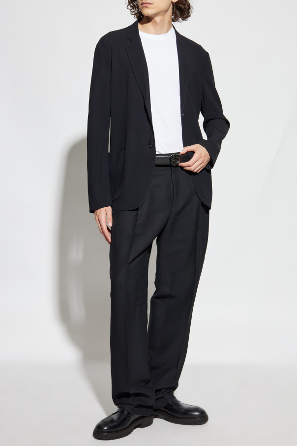 Giorgio Armani Wollblazer mit offenen Revers