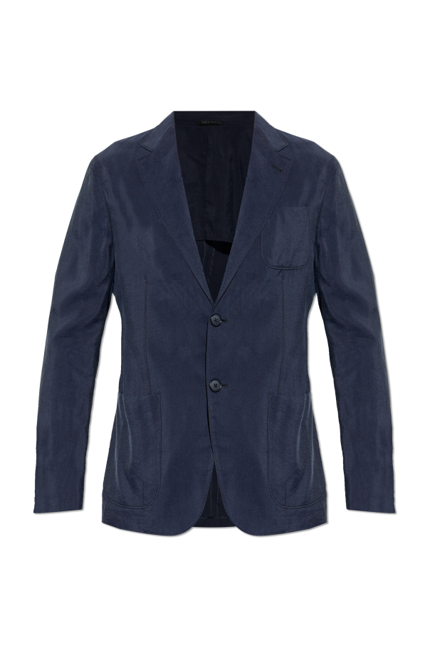 Silk blazer with open lapels od Giorgio Armani