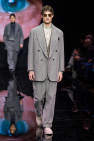 Giorgio Armani GREY Double-breasted blazer