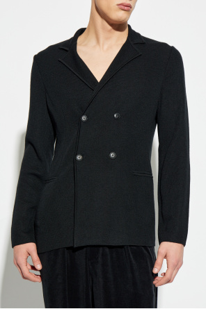 Giorgio Armani Wool Double-Breasted Blazer