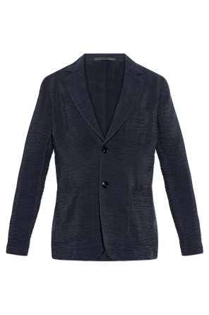 Blazer with open lapels