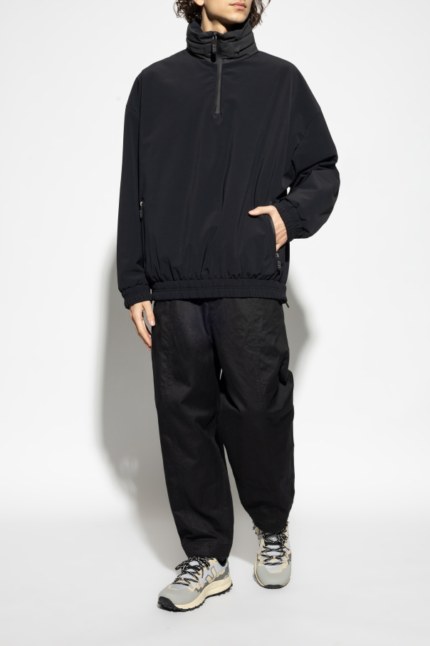 Giorgio Armani Gefütterte Jacke mit Stehkragen