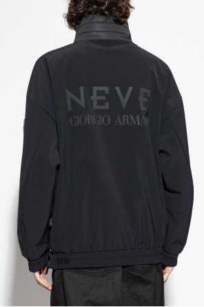 Giorgio Armani Gefütterte Jacke mit Stehkragen