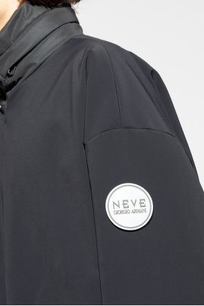 Giorgio Armani Gefütterte Jacke mit Stehkragen
