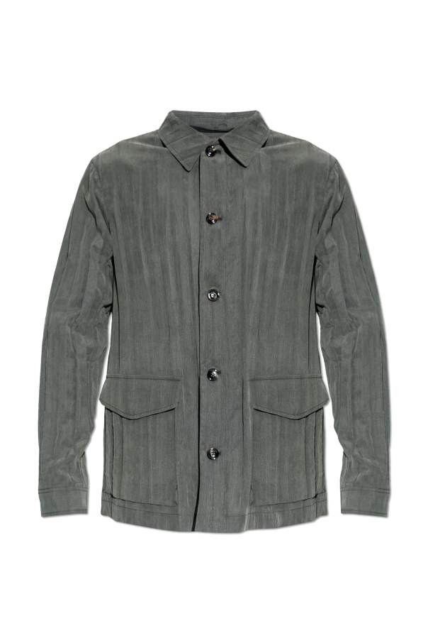 Lightweight jacket with a crinkled effect od Giorgio Armani