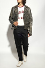 Golden Goose BROWN Distressed leather jacket
