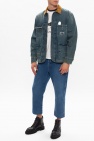 Golden Goose BLUE Denim jacket with patches