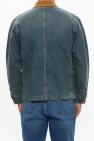 Golden Goose BLUE Denim jacket with patches