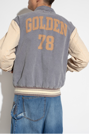 Golden Goose COLLUSION Jacket van fleece in ecru