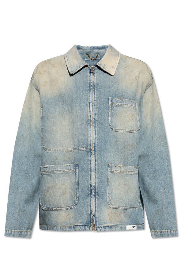 Denim jacket with `vintage` effect od Golden Goose