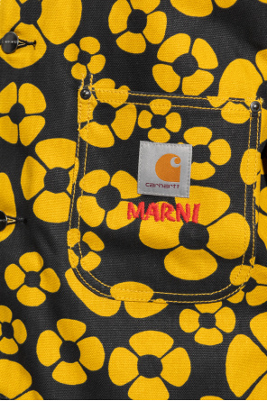 Marni Carhartt WIP Marni Hemd mit Acid-Wash-Effekt Gelb