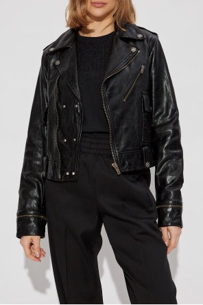 Golden Goose Leather biker jacket