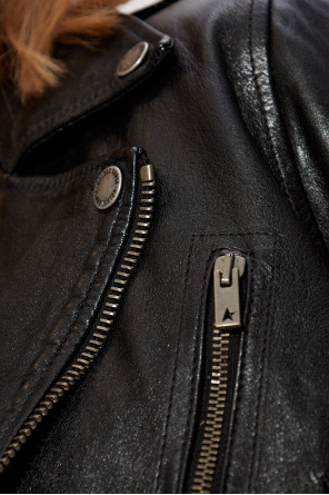 Golden Goose Leather biker jacket